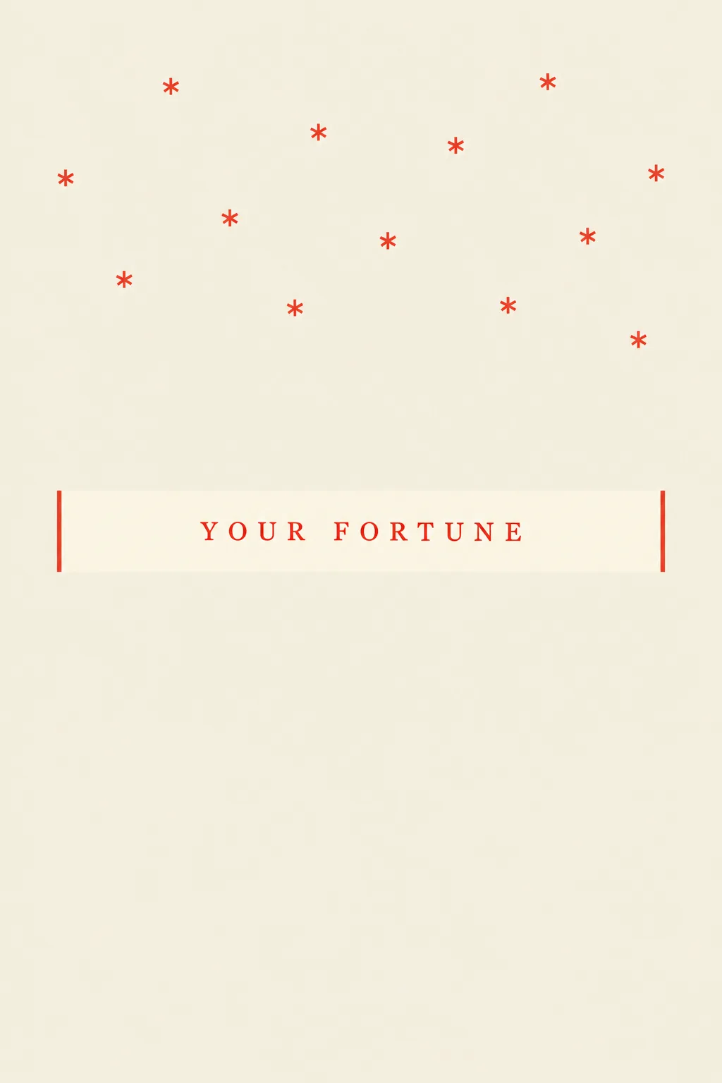 YOUR FORTUNE